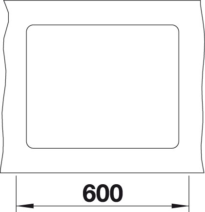 Granitový drez Blanco SUBLINE 500 F biela soft