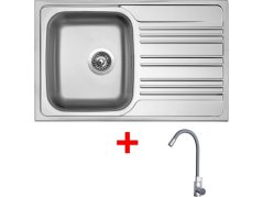 Sinks STAR 780 + ELASTA nerez/šedá