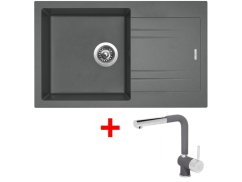 Set Sinks Linea 780 Titanium + Mix 3 P GR Set Sinks Linea 780 Titanium + Mix 3 P GR