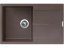 Sinks ULTIMA 790 Marone + ELASTA S černá matná