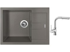 Set Sinks AMANDA 650 Truffle + baterie Sinks ENIGMA S chrom Set Sinks AMANDA 650 Truffle + baterie Sinks ENIGMA S chrom