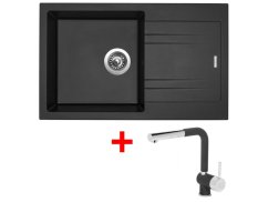 Set Sinks Linea 780 Metalblack + Mix 3 P GR Set Sinks Linea 780 Metalblack + Mix 3 P GR