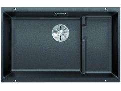 Granitový dřez Blanco SUBLINE 700 U Level InFino antracit dřez vlevo