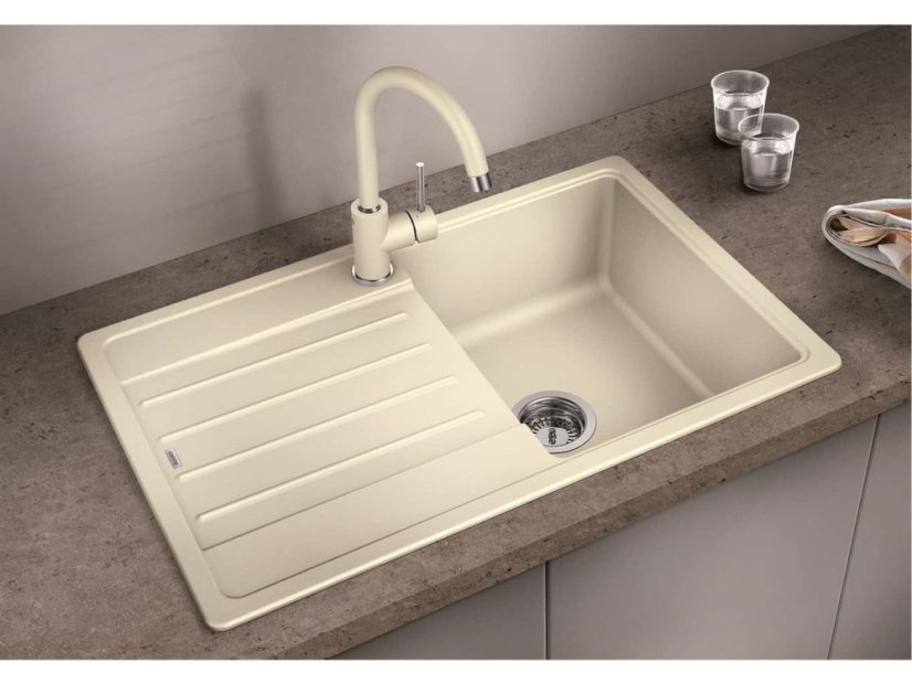 Granitový drez Blanco LEGRA 45 S biela