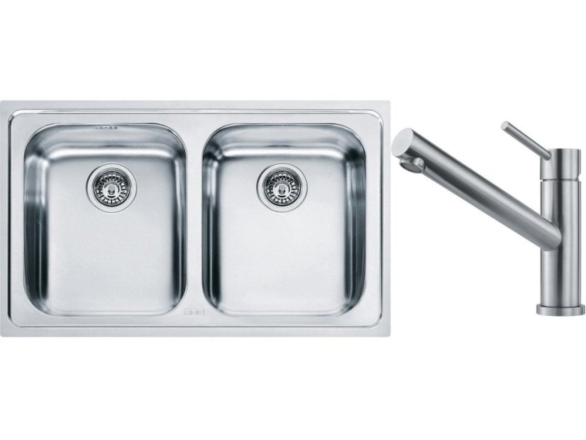 Set Franke LLX 620 Nerez + batéria Franke FC 9290 ORBIT Nerez