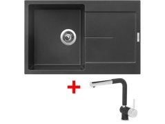 Sinks ULTIMA 790 Metalblack + Mix 3 P GR Sinks ULTIMA 790 Metalblack + Mix 3 P GR