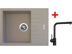 Sinks PERFECTO 650 Avena + ELKA Čierná matná Sinks PERFECTO 650 Avena + ELKA Čierná matná