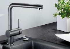 Dřezová baterie Blanco LINUS-S šedá vulkán - 2 Dřezová baterie Blanco LINUS-S šedá vulkán - 2