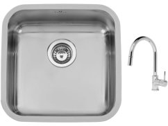 Set Sinks BAHIA 440 V leštěný + baterie Sinks MIX 35 P Set Sinks BAHIA 440 V leštěný + baterie Sinks MIX 35 P