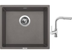 Set Sinks FRAME 457 Truffle + batéria Sinks ENIGMA S chróm