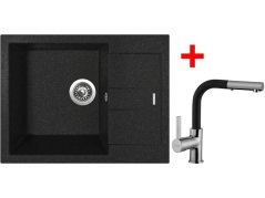 Set Sinks Amanda 650 Granblack + Enigma S GR Set Sinks Amanda 650 Granblack + Enigma S GR