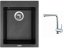 Set Sinks CUBE 410 Metalblack + batéria Sinks MIX 3 chróm