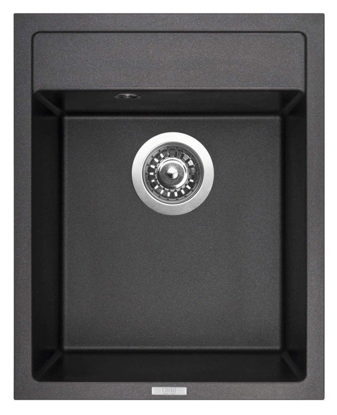 Set Sinks Classic 400 Metalblack + Vitalia GR