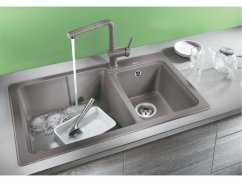 Granitový dřez Blanco NAYA 8 Silgranit šedá skála Granitový dřez Blanco NAYA 8 Silgranit šedá skála