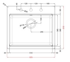 Granitový dřez Elleci Time 105 G40