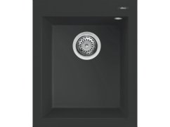 Granitový dřez Elleci Quadra 100 Full Black G40 Granitový dřez Elleci Quadra 100 Full Black G40
