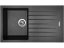 Granitový drez Sinks PERFECTO 860 Metalblack