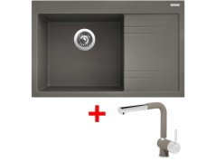 Set Sinks RIM 780 L Truffle + Mix 3 P GR Set Sinks RIM 780 L Truffle + Mix 3 P GR