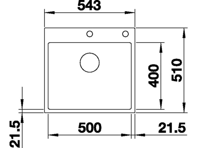 Kuchyňský dřez Blanco Subline 500 IF/A SteelFrame Antracit, s táhlem