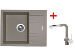 Sinks LINEA 600 Truffle + Mix 3 P GR Sinks LINEA 600 Truffle + Mix 3 P GR