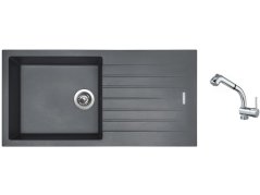 Set Sinks PERFECTO 1000 Titanium + batéria Sinks MIX 3 S Chróm