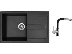 Set Sinks AMANDA 780 Granblack + baterie Sinks ENIGMA S Grandblack Set Sinks AMANDA 780 Granblack + baterie Sinks ENIGMA S Grandblack
