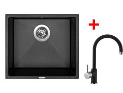 Set Sinks Frame 457 Metalblack + Vitalia GR Set Sinks Frame 457 Metalblack + Vitalia GR