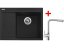 Set Sinks RIM 650 P Metalblack + Elka