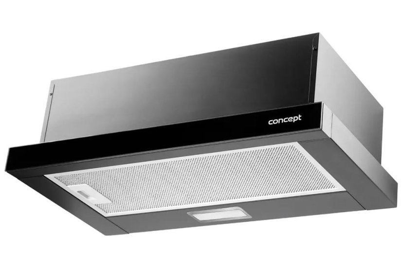 Concept OPV3560bc Black výsuvná digestoř 60 cm