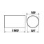 Flexo hliníková hadice SEMI 127x1000mm Flexo hliníková hadice SEMI 127x1000mm