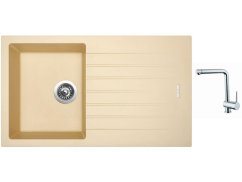 Set Sinks PERFECTO 860 Sahara + baterie Sinks MIX 3 chrom Set Sinks PERFECTO 860 Sahara + baterie Sinks MIX 3 chrom