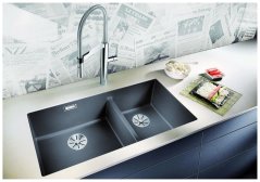 Granitový dřez Blanco SUBLINE 480/320 U Šedá vulkán - 2