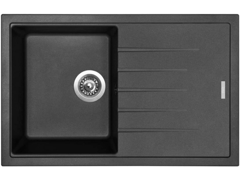 Set Sinks BEST 780 Metalblack + baterie Sinks MIX 35 P chrom