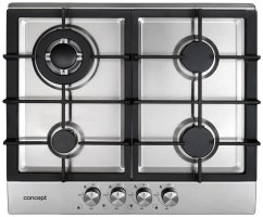 Concept PDV4760 plynová varná deska nerez - 1