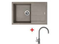 Set Sinks Amanda 780 Truffle + Vitalia GR Set Sinks Amanda 780 Truffle + Vitalia GR