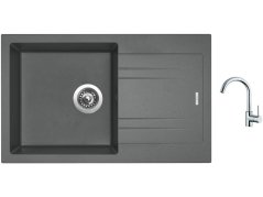 Set Sinks LINEA 780 N Titanium + batéria Sinks MIX 35 chróm Set Sinks LINEA 780 N Titanium + batéria Sinks MIX 35 chróm