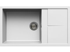 Granitový dřez Elleci Unico 410 White K96 Granitový dřez Elleci Unico 410 White K96