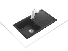 Granitový dřez Teka STONE 50 B-TG 1B 1D Asfalt