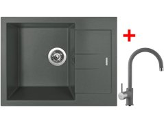 Sinks AMANDA 650 Titanium + Vitalia GR Sinks AMANDA 650 Titanium + Vitalia GR