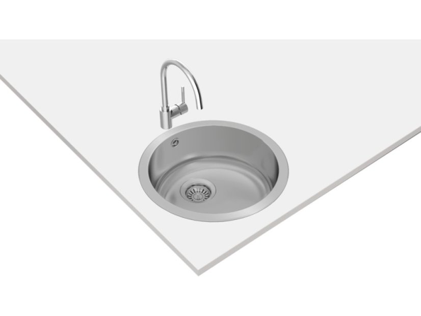 Nerezový drez Teka Starbright 45 E-XN 1B RND X - 2