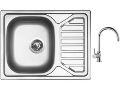 Set Sinks OKIO 650 V leštěný + baterie Sinks VITALIA chrom Set Sinks OKIO 650 V leštěný + baterie Sinks VITALIA chrom