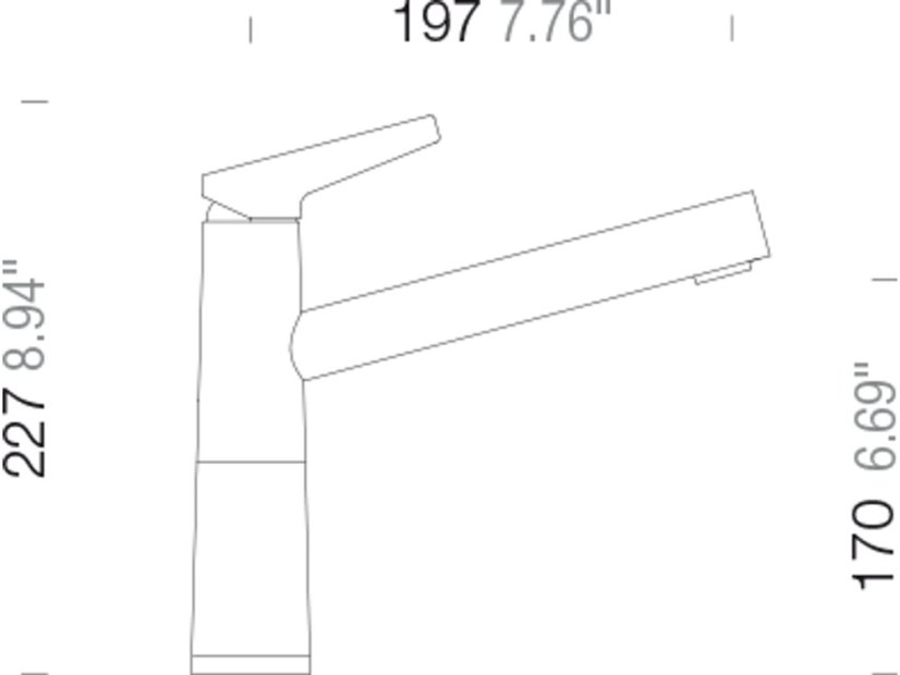 Dřezová baterie Schock SC-510 Bronze - 4