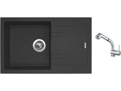 Set Sinks LINEA 780 N Granblack + batéria Sinks MIX 3 S Chróm Set Sinks LINEA 780 N Granblack + batéria Sinks MIX 3 S Chróm