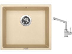 Set Sinks FRAME 457 Sahara + baterie Sinks MIX 350 P chrom Set Sinks FRAME 457 Sahara + baterie Sinks MIX 350 P chrom