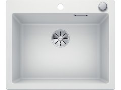 Granitový dřez Blanco PLEON 6 InFino bílá soft s excentrem - 1