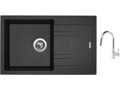 Set Sinks LINEA 780 N Metalblack + batéria Sinks MIX 35 P chróm Set Sinks LINEA 780 N Metalblack + batéria Sinks MIX 35 P chróm