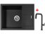 Set Sinks Amanda 650 Nanoblack+Eva P Nanoblack