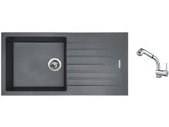 Set Sinks PERFECTO 1000 Titanium + batéria Sinks MIX 3 S Chróm Set Sinks PERFECTO 1000 Titanium + batéria Sinks MIX 3 S Chróm