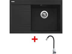 Sinks RIM 780 P Metalblack + Elasta nerez/čierná Sinks RIM 780 P Metalblack + Elasta nerez/čierná
