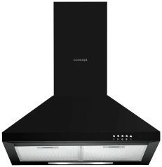 Concept OPK3560bc komínová digestoř černá 60 cm